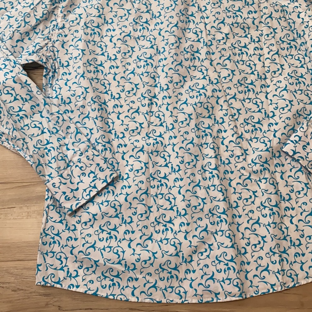 NWT XXL Ace Of Diamond White Button Down Shirt - Picture 6 of 7